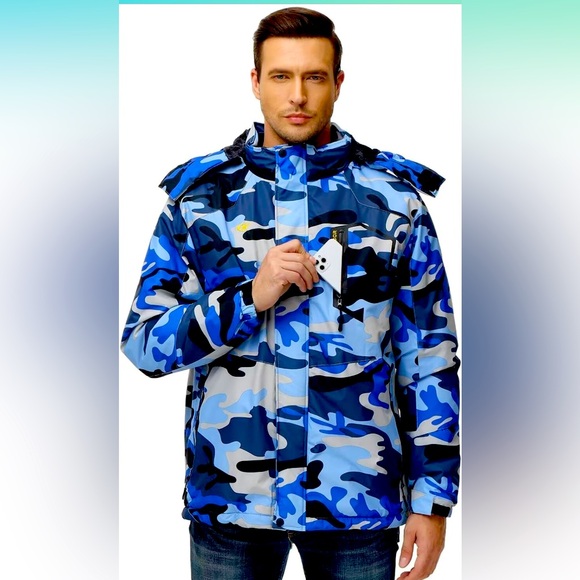 OUTDOOR Jackets Coats Qpngrp Mens Waterproof Ski Snowboard